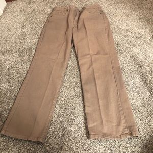 Coldwater Creek tan jeans sz 10P